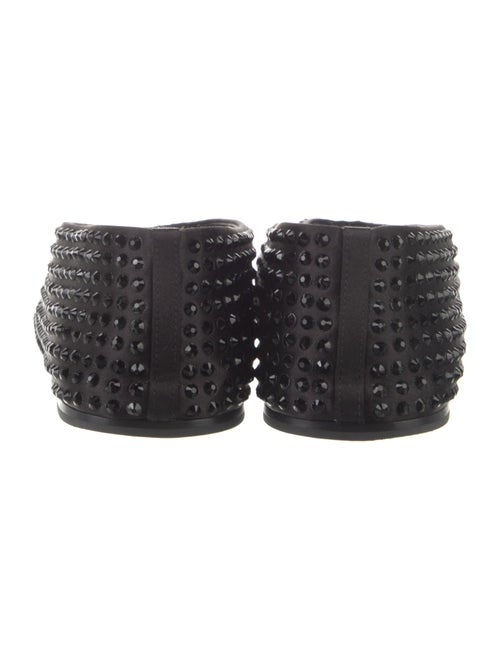 Khaite Satin Crystal Embellishments Flats