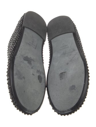 Khaite Satin Crystal Embellishments Flats