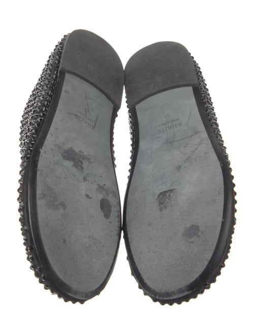 Khaite Satin Crystal Embellishments Flats