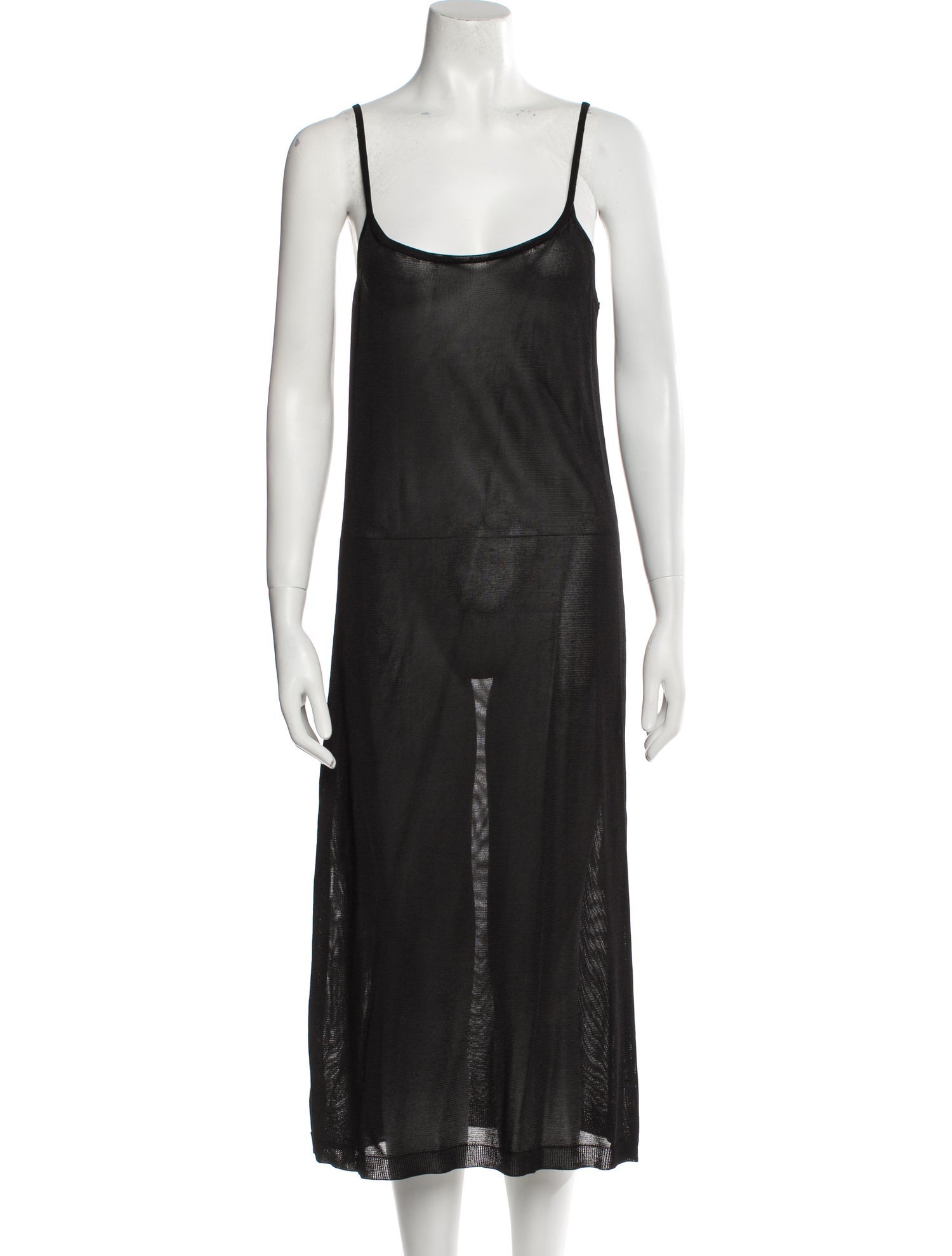 Khaite Scoop Neck Long Dress