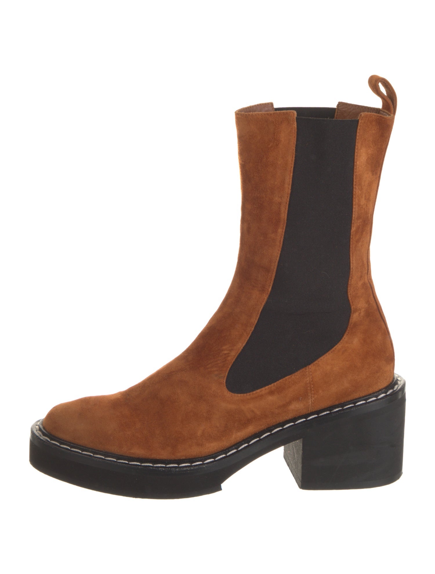 Khaite Suede Chelsea Boots