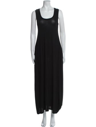 Khaite Scoop Neck Long Dress