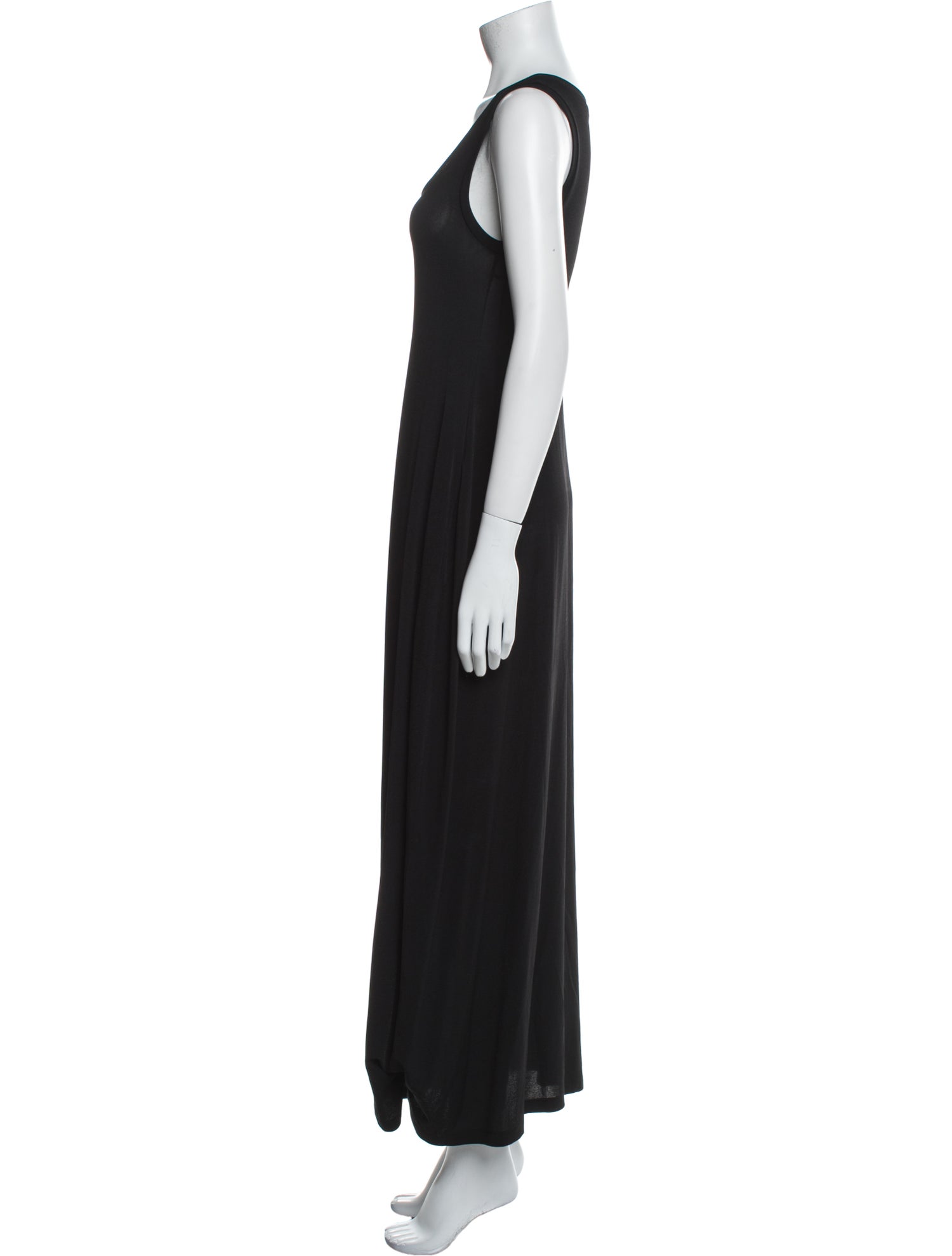 Khaite Scoop Neck Long Dress