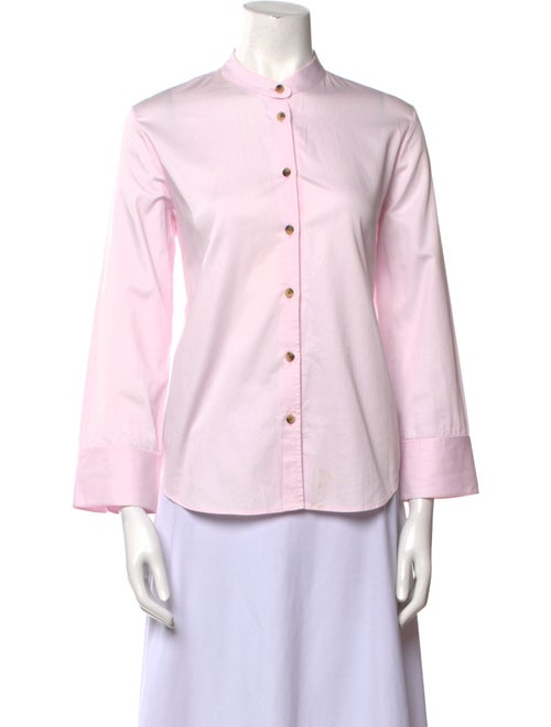 Khaite Three-Quarter Sleeve Button-Up Top