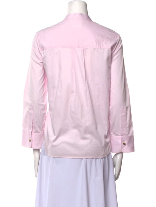 Khaite Three-Quarter Sleeve Button-Up Top