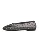 Khaite Mesh Lace Pattern Ballet Flats