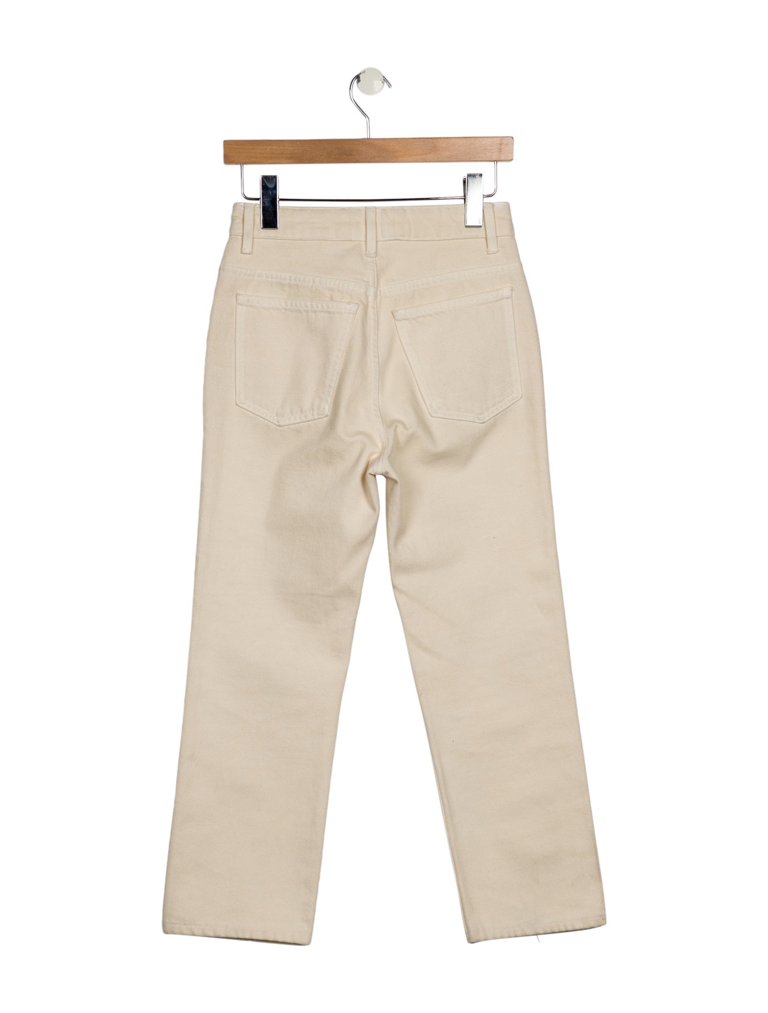 Khaite High-Rise Straight Leg Jeans