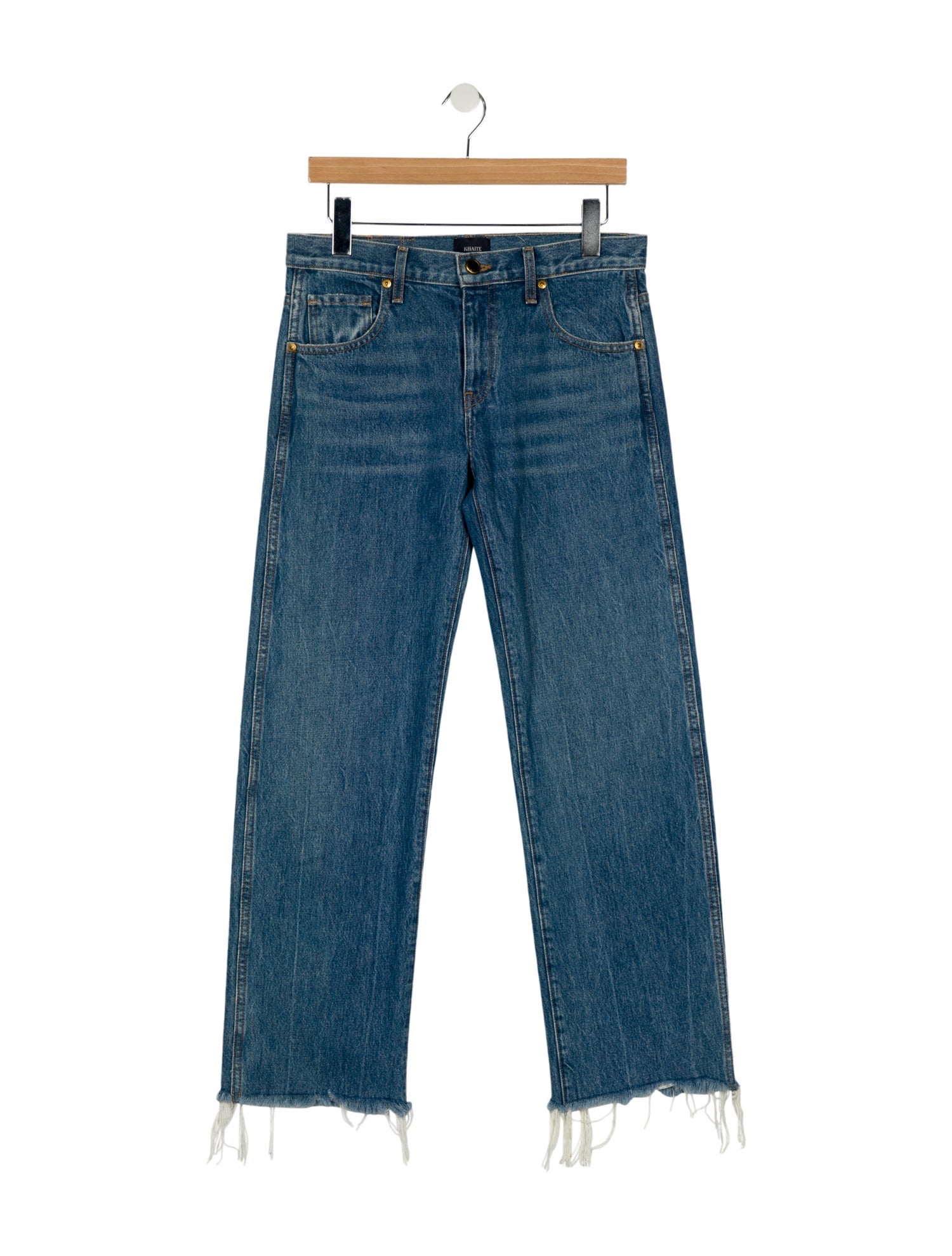 Khaite High-Rise Wide Leg Jeans w/ Tags