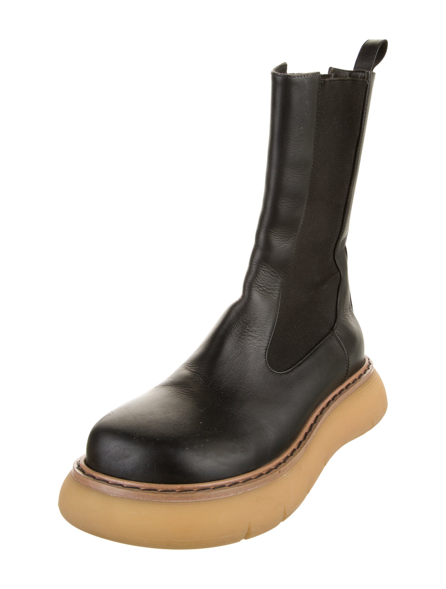 Khaite Leather Combat Boots