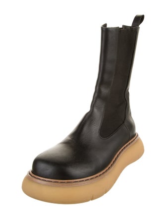 Khaite Leather Combat Boots