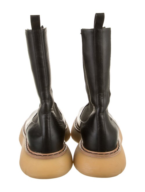 Khaite Leather Combat Boots