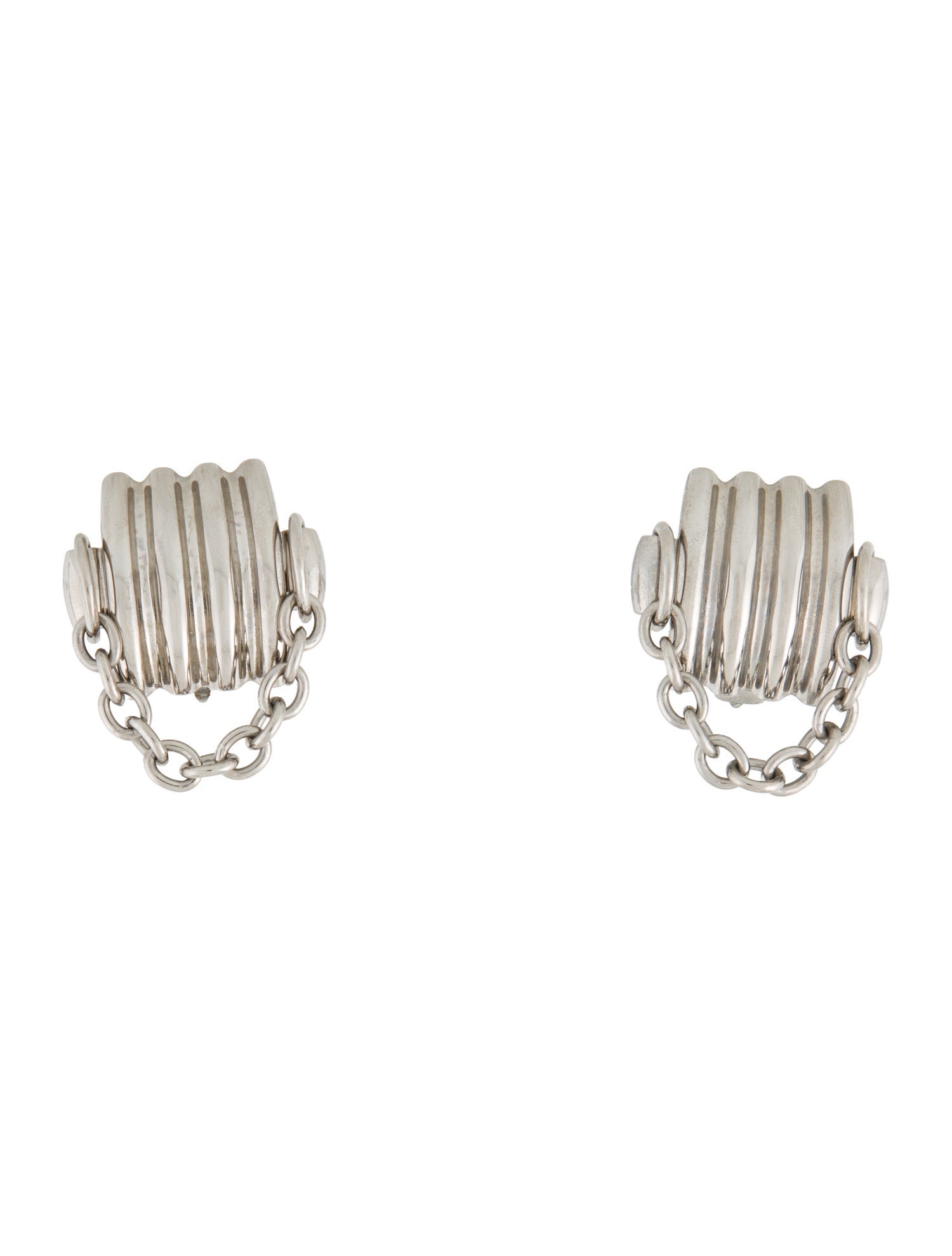 Khaite Julius Chain Drop Earrings