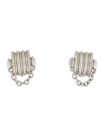 Khaite Julius Chain Drop Earrings