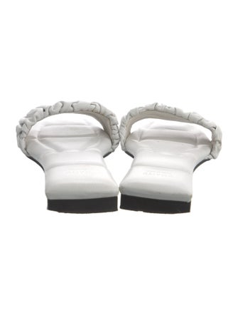 Khaite Leather Slides