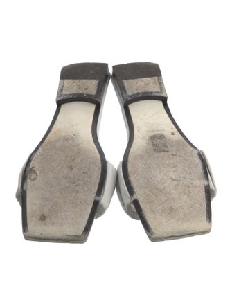 Khaite Leather Slides