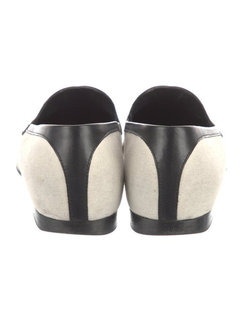 Khaite Canvas Colorblock Pattern Loafers