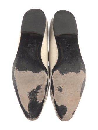 Khaite Canvas Colorblock Pattern Loafers