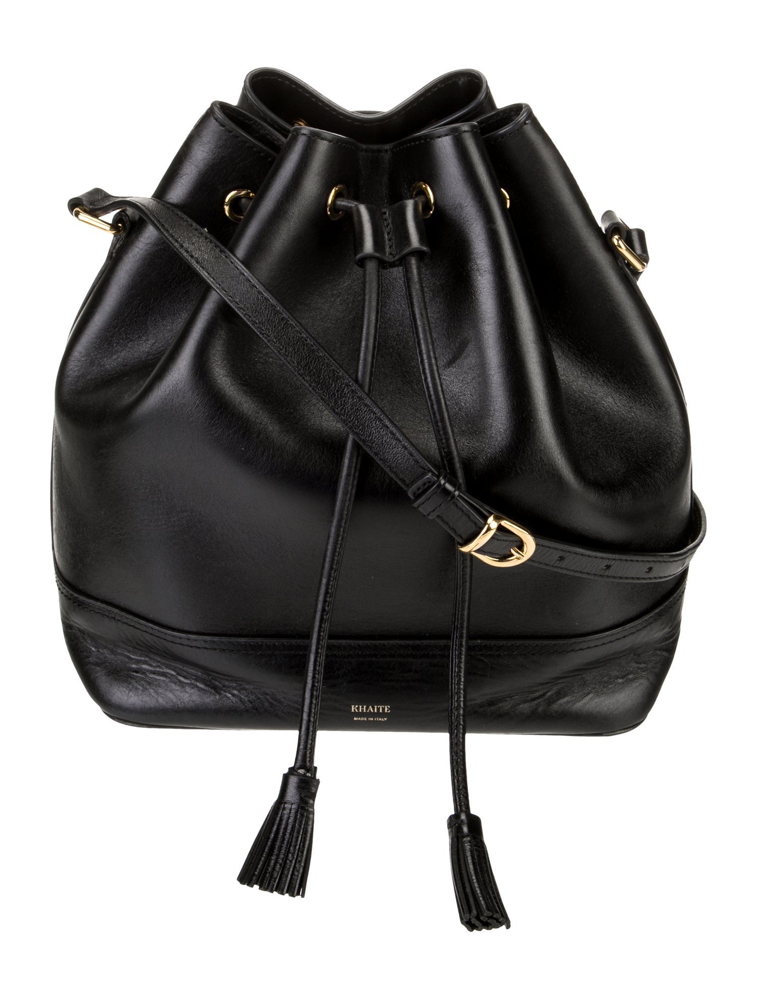 Khaite Leather Bucket Bag