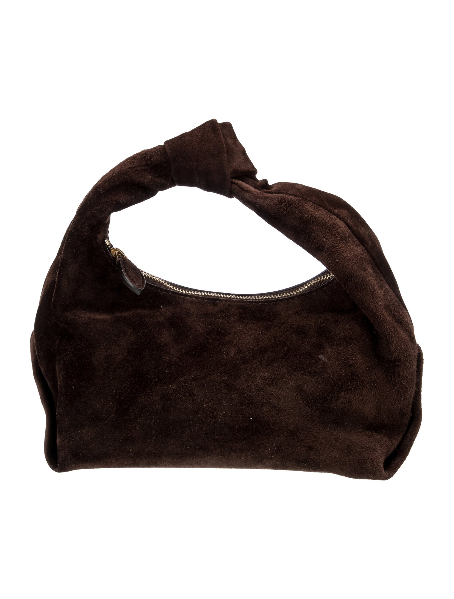Khaite Suede Top Handle Bag