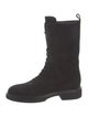 Khaite Suede Combat Boots