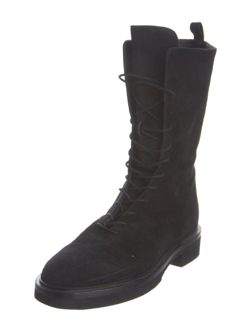 Khaite Suede Combat Boots