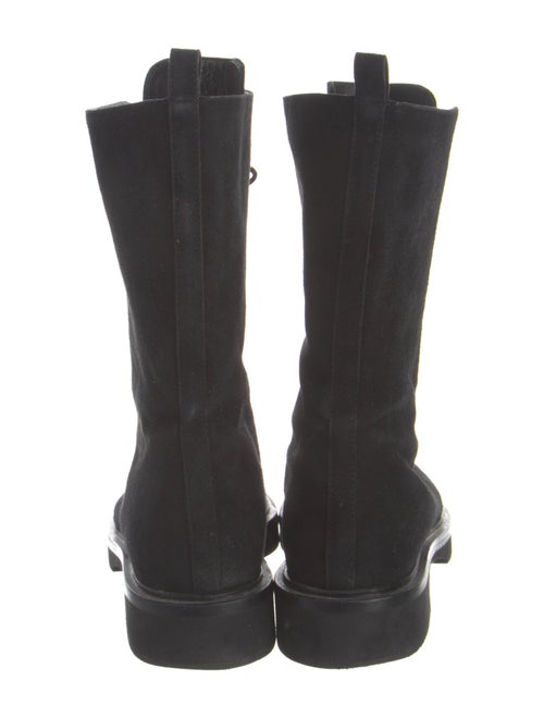 Khaite Suede Combat Boots