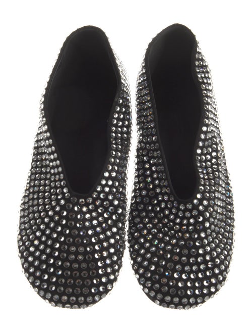 Khaite Printed Crystal Embellishments Flats