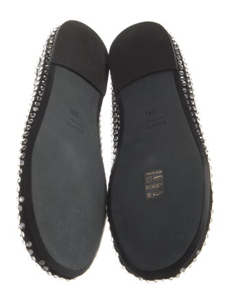 Khaite Printed Crystal Embellishments Flats