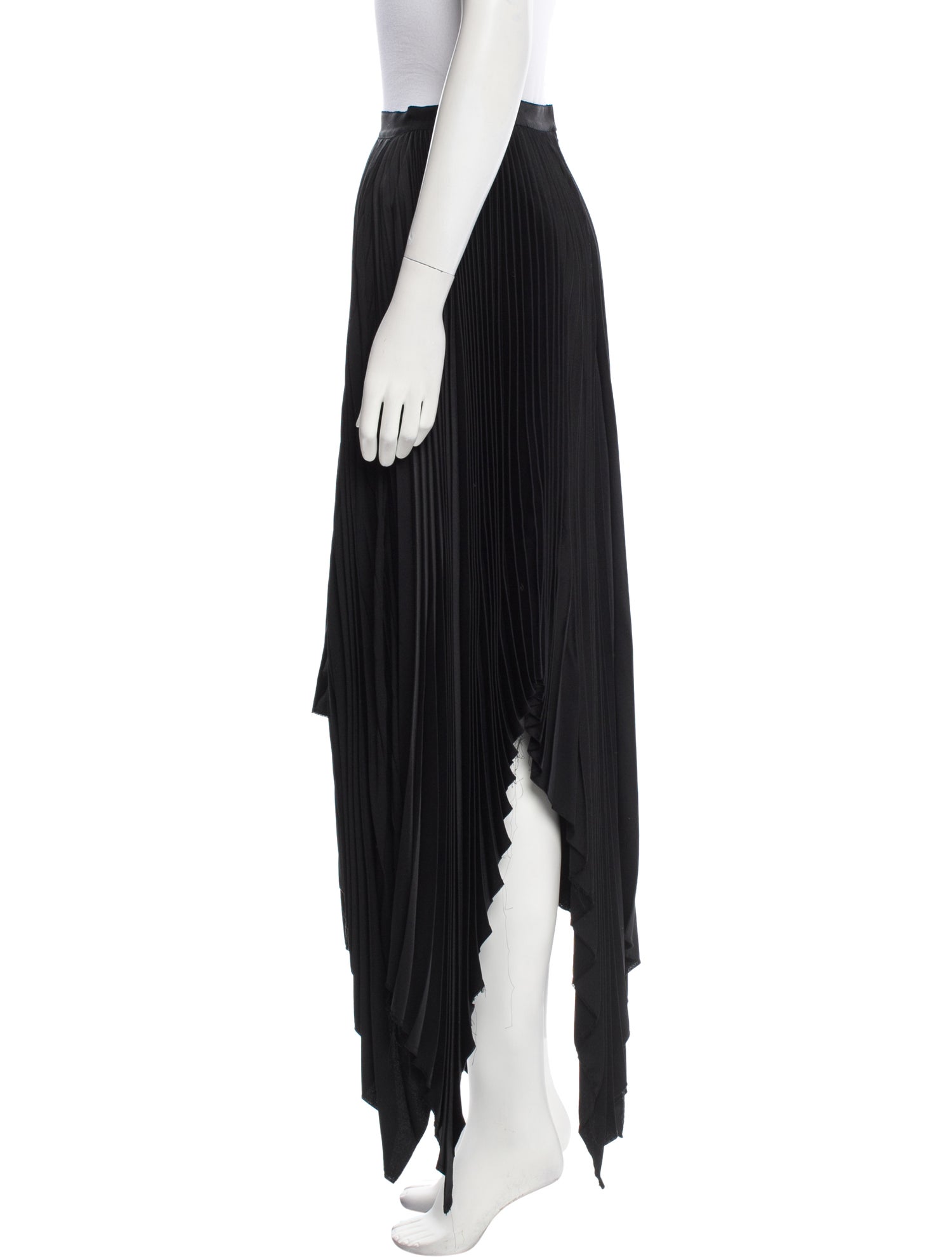 Khaite Pleated Accents Long Skirt
