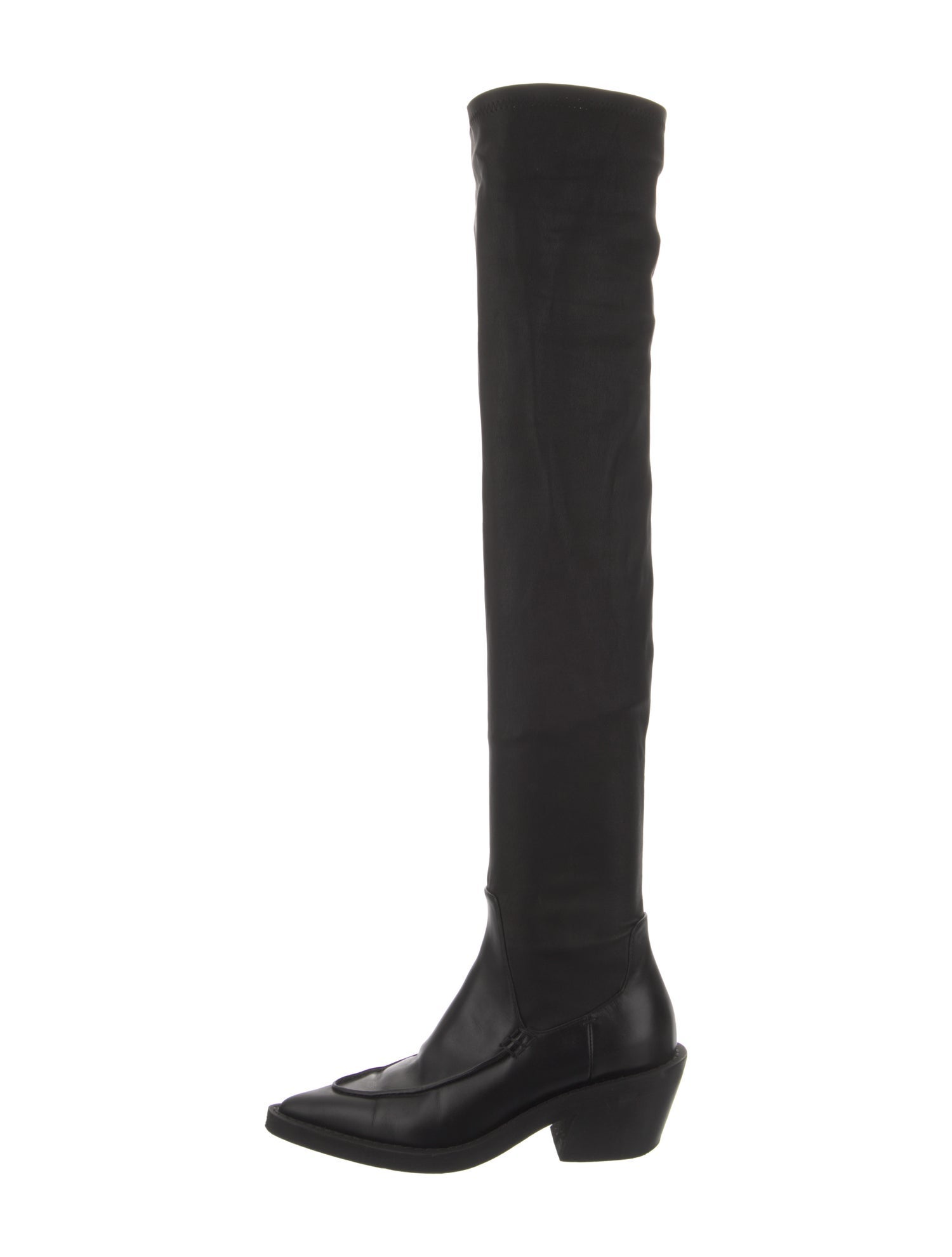 Khaite Leather Sock Boots