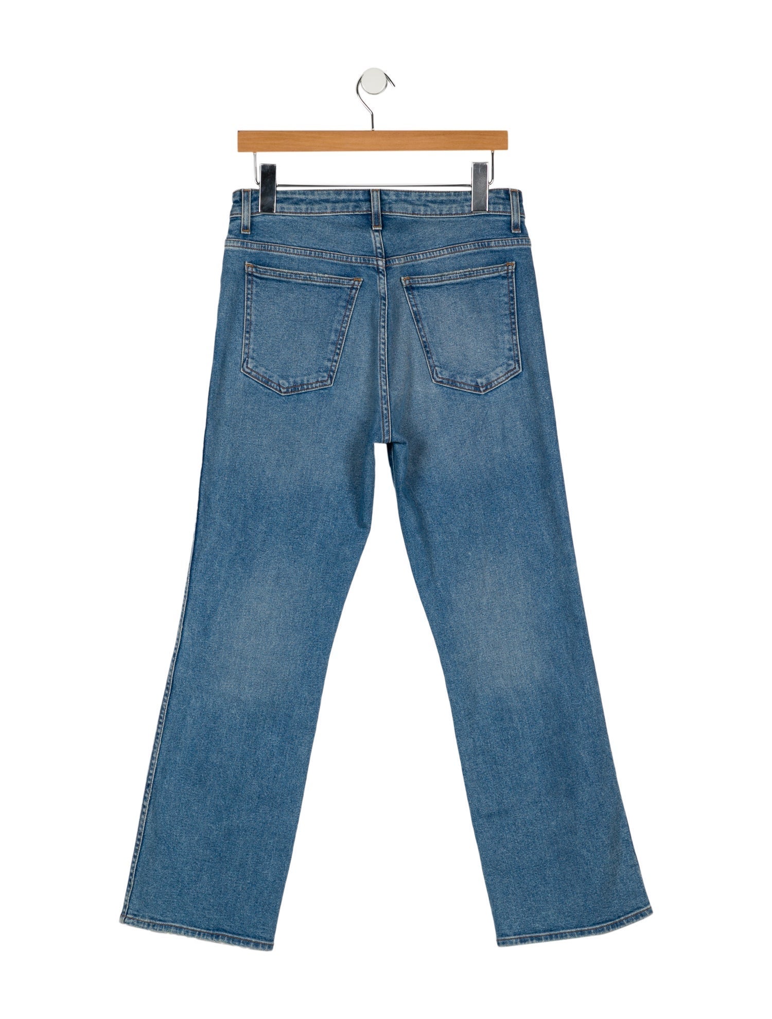 Khaite High-Rise Wide Leg Jeans