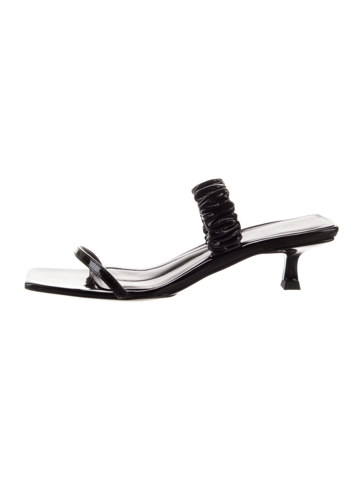 Khaite Patent Leather Slides