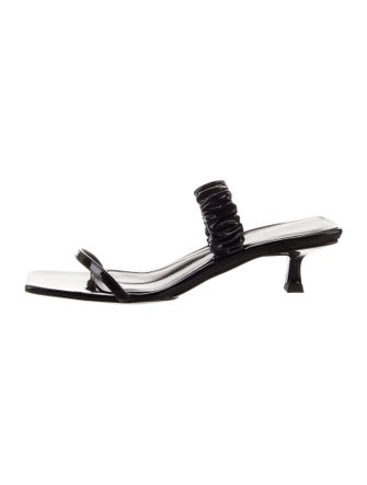 Khaite Patent Leather Slides