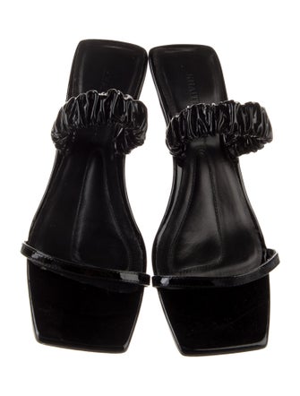 Khaite Patent Leather Slides
