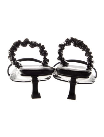 Khaite Patent Leather Slides