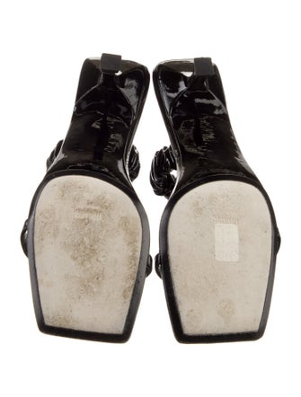 Khaite Patent Leather Slides