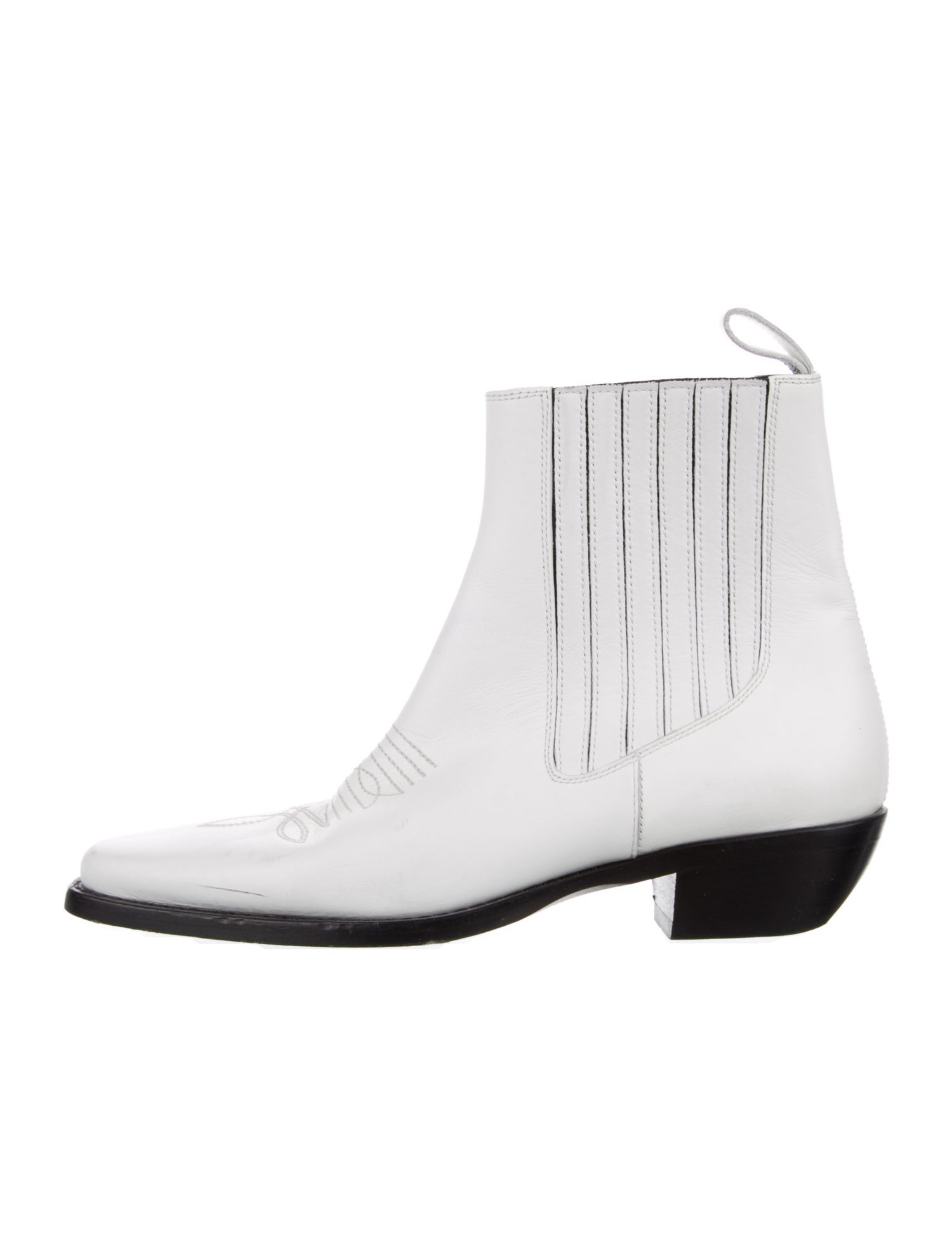 Khaite Leather Chelsea Boots