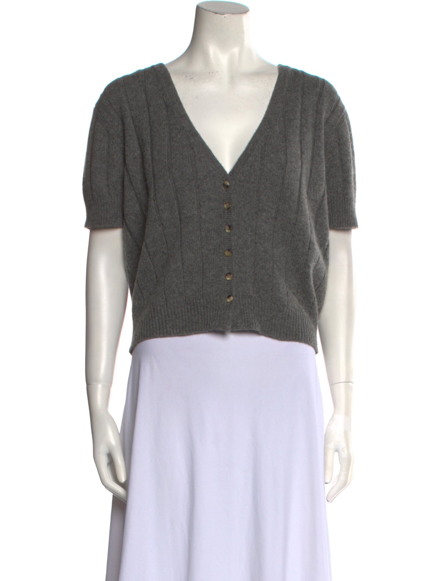 Khaite Cashmere V-Neck Sweater