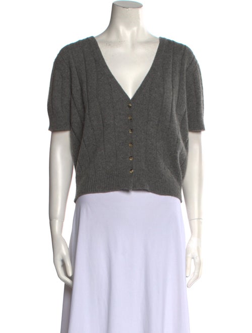 Khaite Cashmere V-Neck Sweater