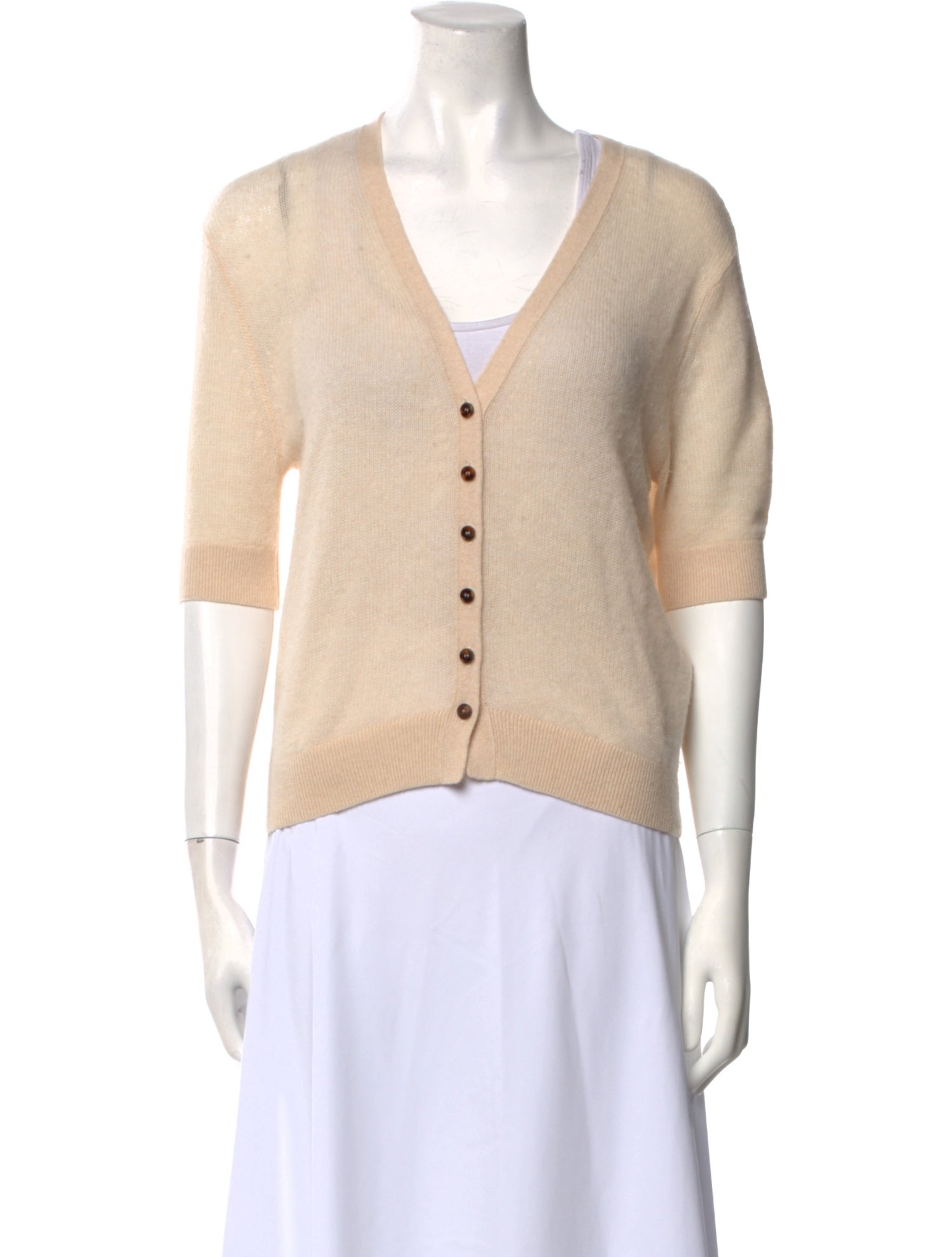 Khaite Cashmere V-Neck Sweater