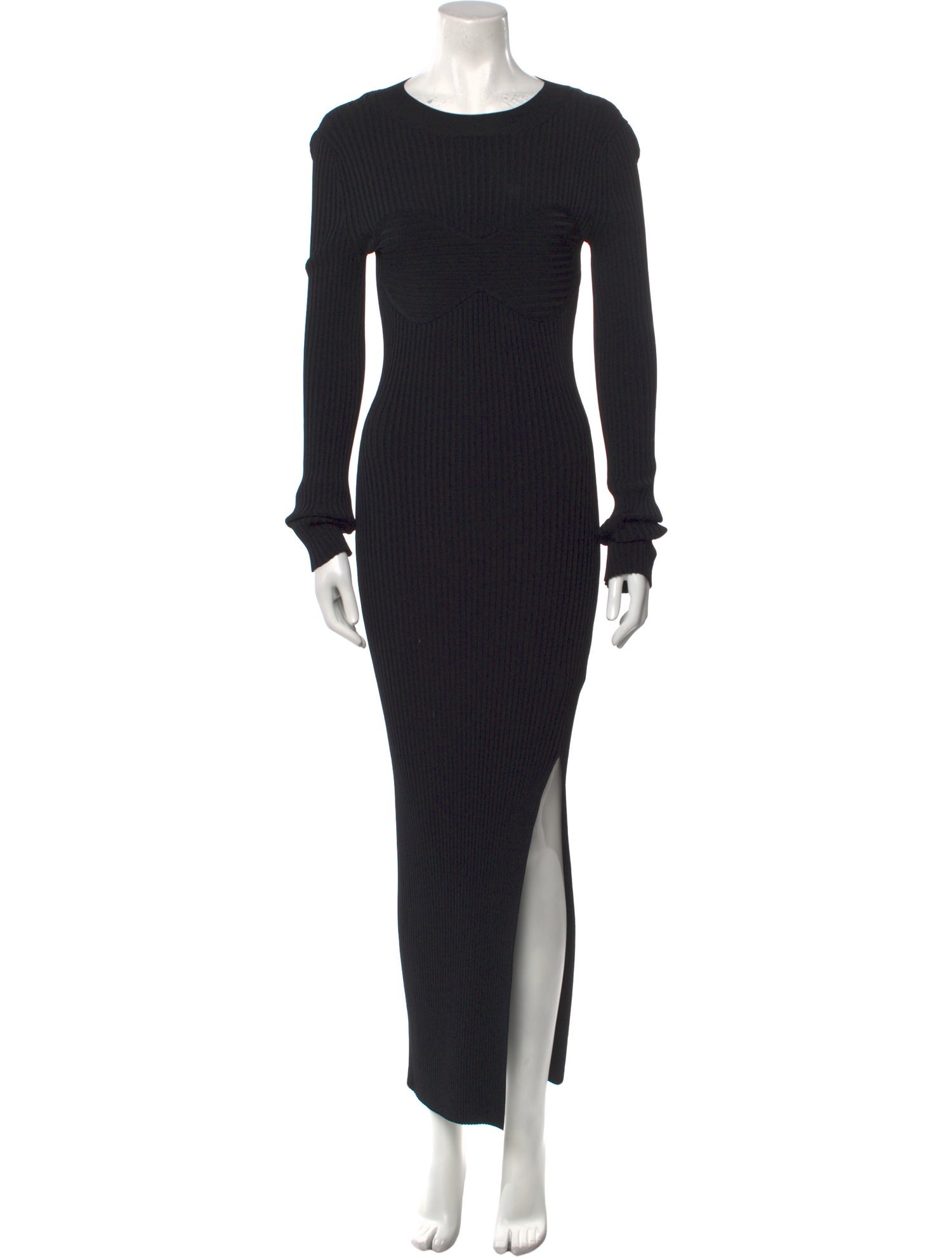 Khaite Crew Neck Long Dress