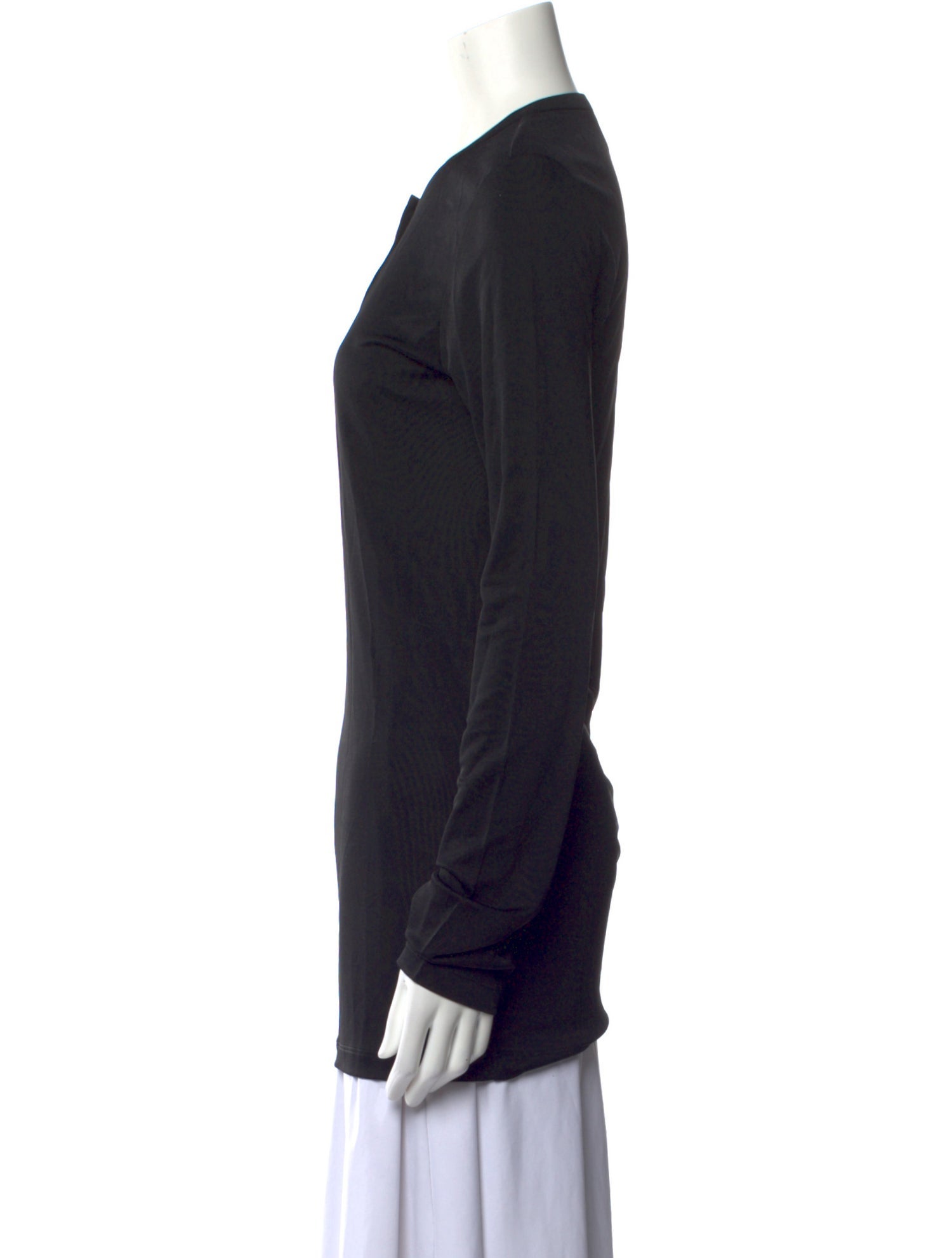 Khaite Crew Neck Long Sleeve Tunic