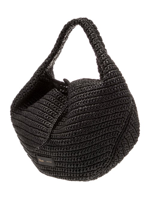 Khaite Straw Top Handle Bag