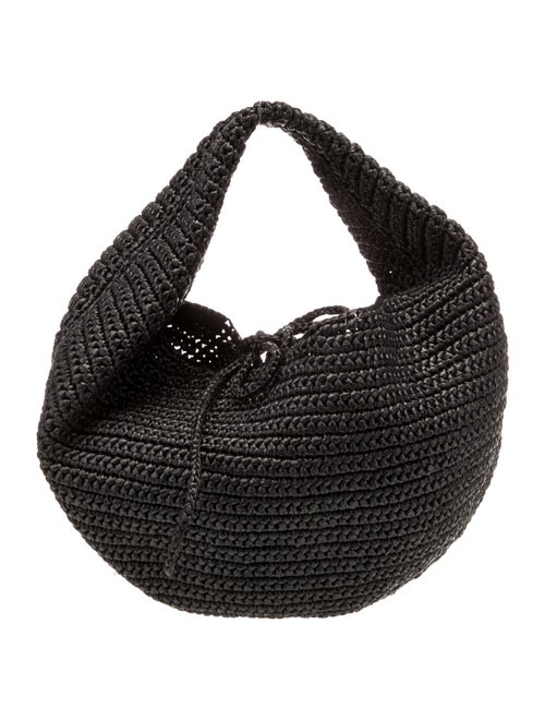 Khaite Straw Top Handle Bag