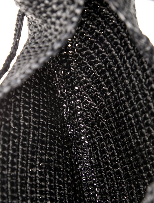 Khaite Straw Top Handle Bag