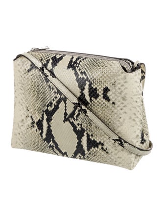 Khaite Snakeskin Messenger Bag