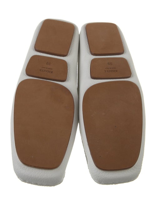 Khaite Leather Mules