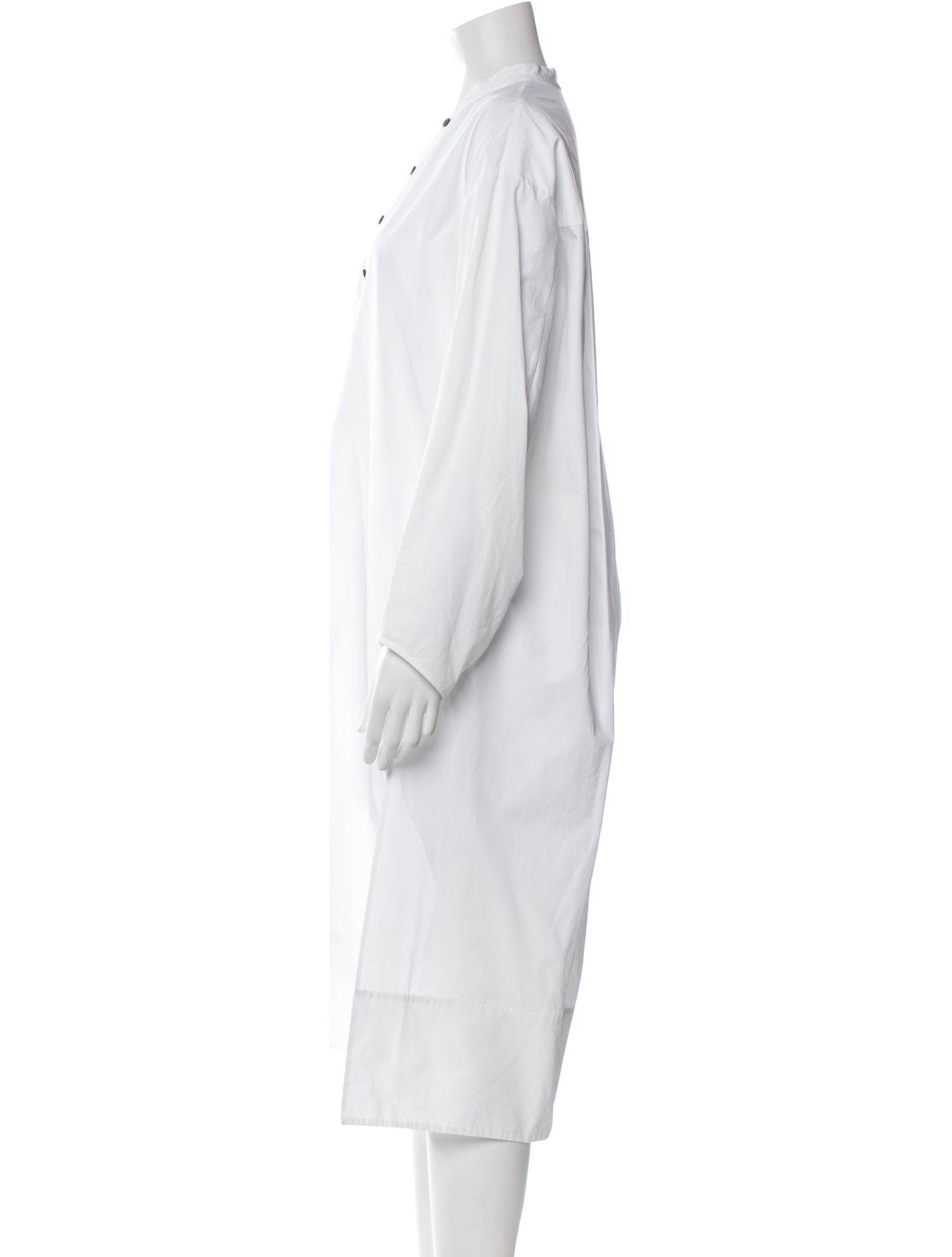 Khaite V-Neck Midi Length Dress