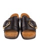 Khaite Leather Slides
