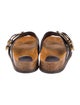 Khaite Leather Slides